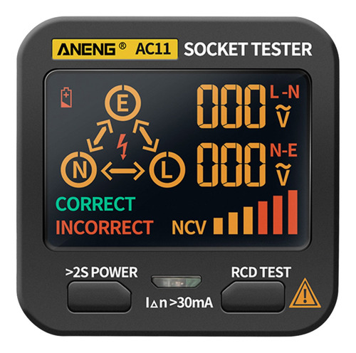 Eu Aneng Ac11 - Detector De Fugas Eléctricas