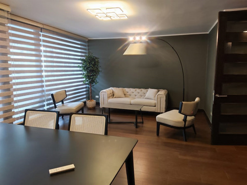 Arriendo Dpto Amoblado 3d-3b-2e-1b Vitacura, San Damian