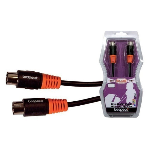 Cable Midi 3 Metros Bespeco Slmm300 5 Polos