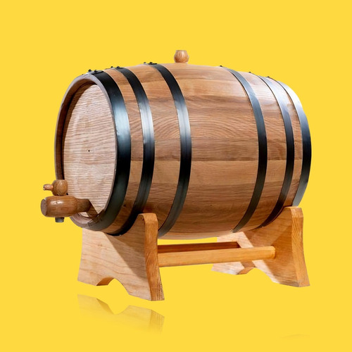 Barril Vacío De 5 Litros Para Cerveza. Aro Galvanizado