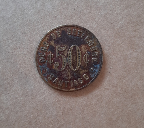 Ficha Club De Septiembre  50 Centavos