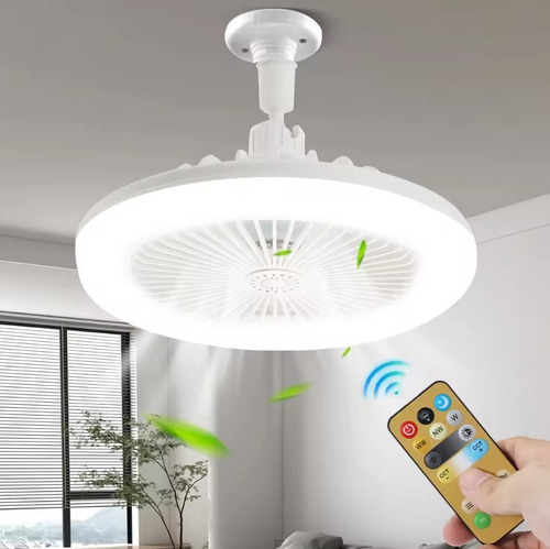 Lámpara De Ventilador De Rotación De 360 Grados