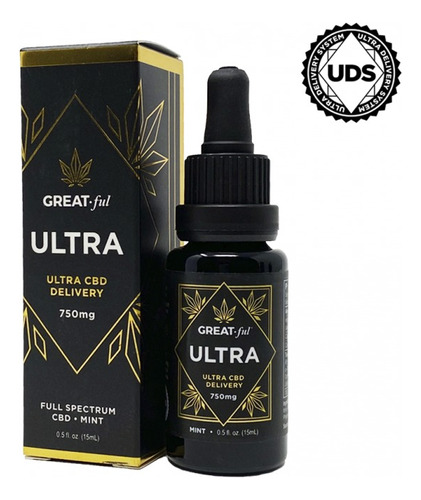 Great·ful Ultra Cbd 15ml/750mg Espectro Completo. Orgánico