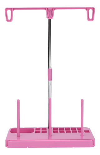 Soporte Para Bobinas De Hilo De Plástico Rosa Para Uso Domés