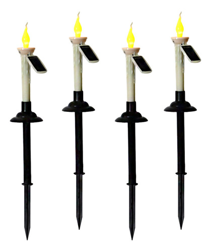 Velas Solares G, 4 Unidades, Para Halloween, Navidad, Con Di