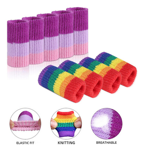 Nuevo 5 X 10 Protectores Transpirables For Dedos De Voleibol