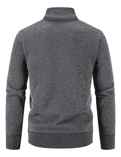 Blusas Masculinas E Suéter De Inverno Com Gola Alta, Jaqueta