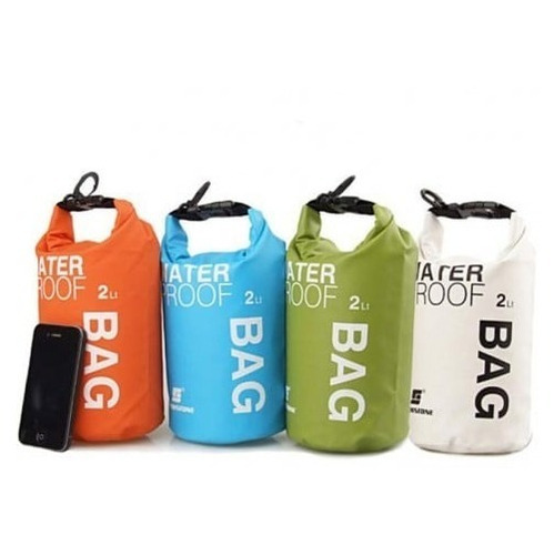 Bolsa 2 Litros Impermeable Seca Dry Sack Camping Compresion