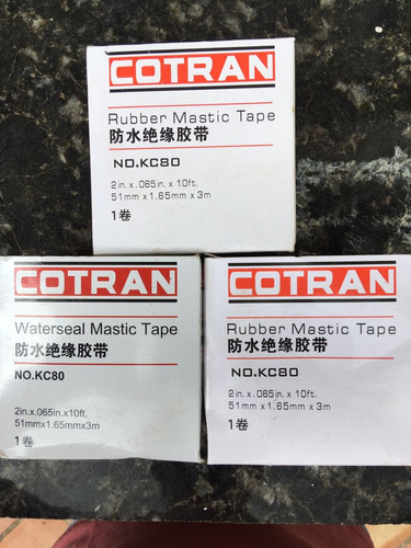 Teipe Autofundente De Goma Cotran Rubber Mastic Tape