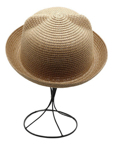 Lindo Sombrero Paja Para Padres E Hijos Con Orejas Gato