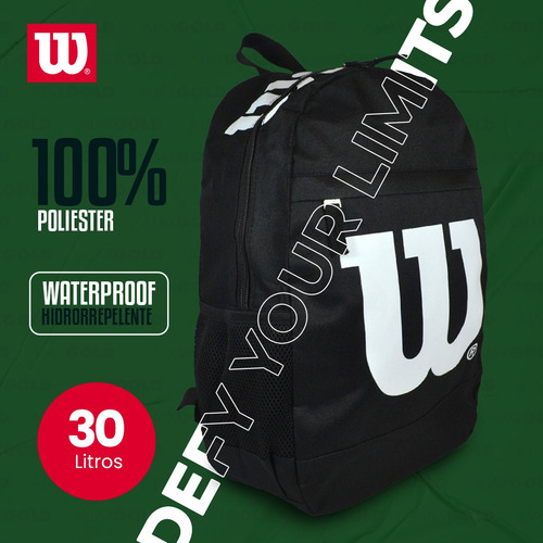 Imagen 3 de 10 de Mochila Wilson Porta Notebook Urbana Deportes Gym Reforzada