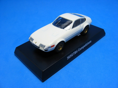 Ferrari 365 Gtb4 Competizione Branco Kyosho 1/64