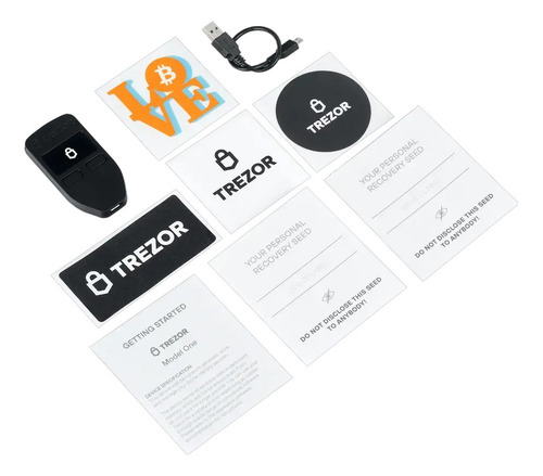 Imagen 3 de 4 de Trezor One Hardware Wallet Cartera Criptomonedas Bitcoin Btc