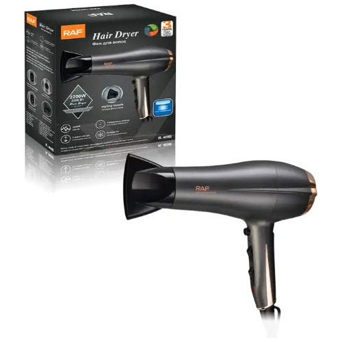 Secador De Pelo Raf Con Difusor 2200w Linea Premium