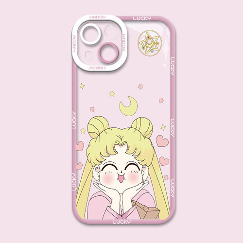 Funda De Teléfono Sailor Moon Girl Transparente For iPhone