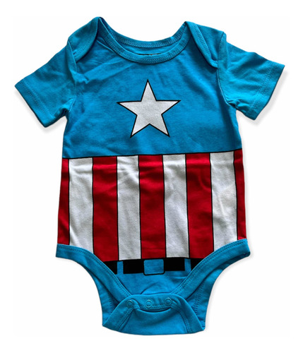 Imagen 2 de 5 de Set De 5 Monitos Avengers Ropa Bebés Marvel