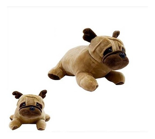 Bicho De Pelúcia Cachorro Pug Filhote 30cm- Fofytoys