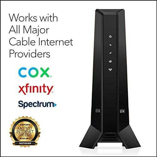 Modem Netgear 2500 Mbps 10'' X 9.17'' X 4.76'' -negro