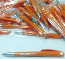 Comprar Bolígrafos Naranja Para Publicidad Precio Por Media Docena