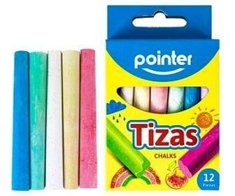 Tizas De Colores Para Tablero Pointer De 12pcs Mayor Y Detal