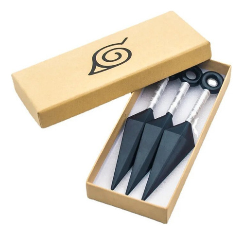 3 Cuchillos Para Lanzar De Plástico Kunai Akatsuki Minato Sa