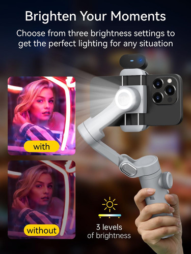 Estabilizador Cardán De 3 Ejes Para Smartphone Smart Ai Xpro