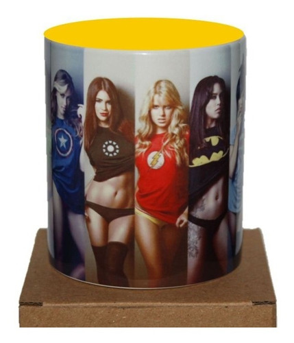 Mugs Sexy Super Héroes Pocillo 