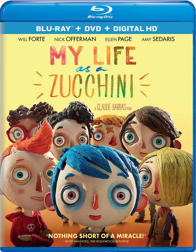 Blu-ray + Dvd My Life As A Zucchini / Subtitulos En Ingles