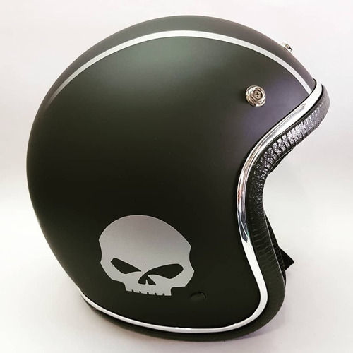 Imagem 6 de 6 de Capacete Oldschool Hd Iron Classico Pronta Entrega