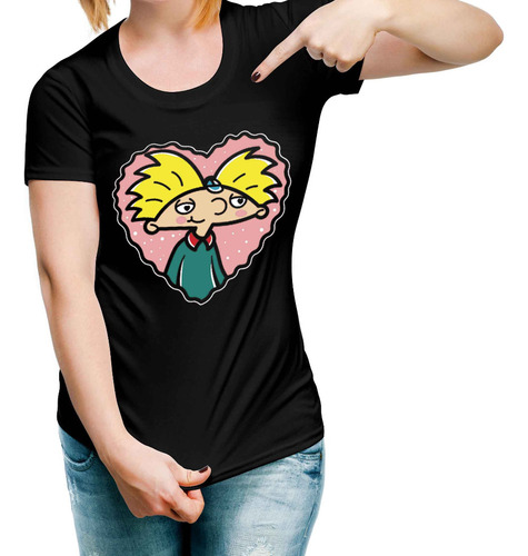 Playera Hey Arnold In Love Amor