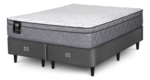 Sommier Y Colchon Queen (160x200) Sealy Spirit Resorte