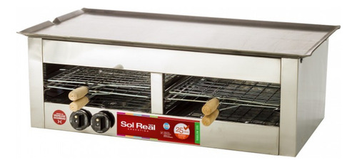 Tostador Sandwich Doble A Gas Con Plancha Sol Real Ge