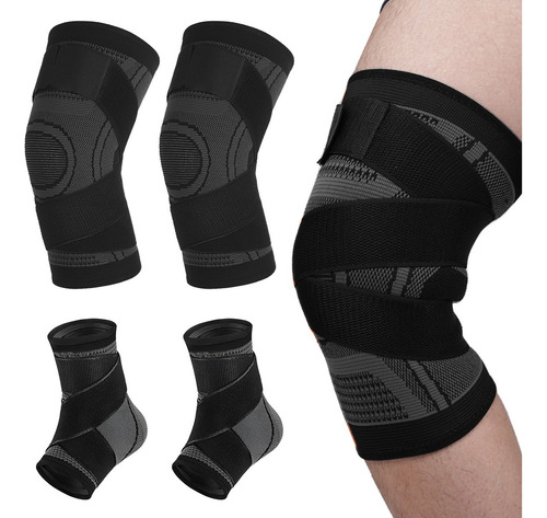 //rodilleras Y Tobillera Deportivas Elásticas Compresion Gym