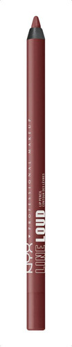 Delineador de ojos NYX Line Loud Lip Pencil lápiz color sassy