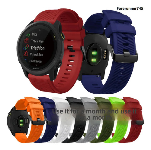 Vermelho - Para Jiaming Forerunner745 Official Com Fivela De