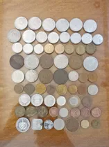 Comprar Monedas De América Lote De 64 Monedas Países Varios N797