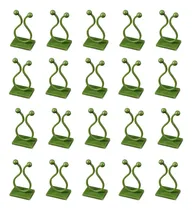 Comprar 20 Ganchos Jardim Vertical Adesivo Parede Planta Trepadeira Estrutura Verde Planta Verde