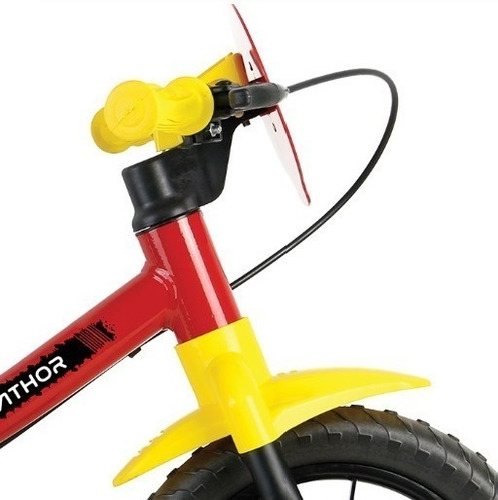 Bicicleta Infantil Sem Pedal Balance Vermelha Nathor