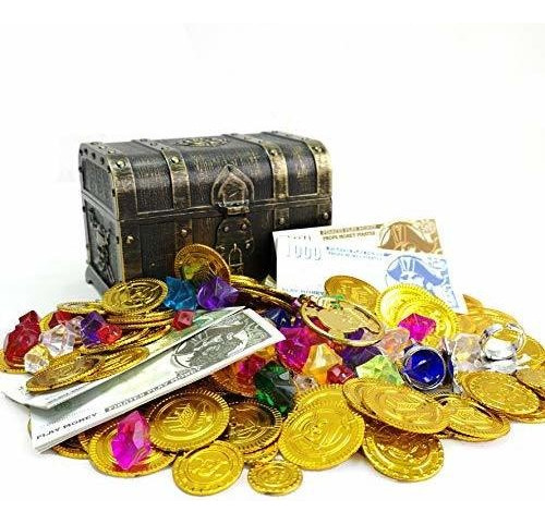 Más De 200 Piezas Pirate Toys Monedas De Oro Y Gemas Piratas