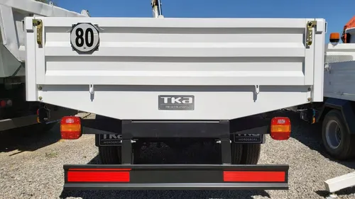 Ford F 4000 Con Hidrogrua Hidrogrubert N 5000 Y Caja De Carg