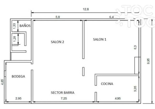 Vende Local Comercial 281/291 M2 (121286)