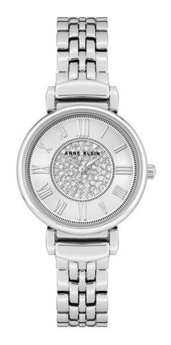 Reloj Anne Klein Dama - Brazalete De Acero Color Plata Color de la correa Plateado Color del bisel Plateado Color del fondo Plateado