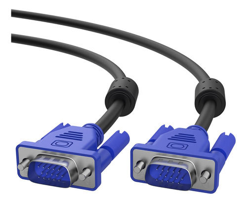 Cable Vga A Vga De 6 Pies, 15 Pines 1080p Full Hd Macho A Ma