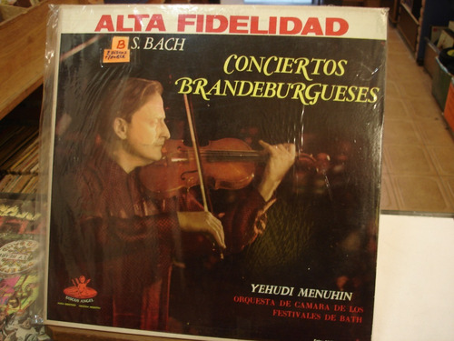 Bach Concierto Brandeburgueses 2 Discos Lp Vinilo     B