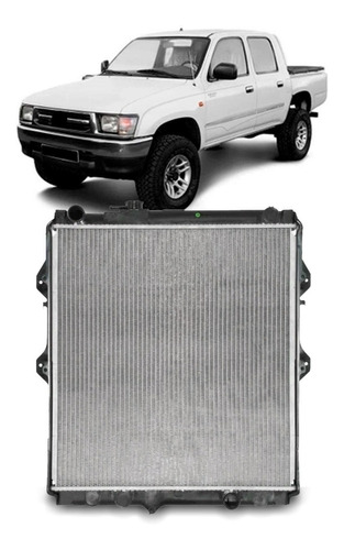 Radiador Hilux 1998 A 2005 3.0 Diesel Com Ar Automático