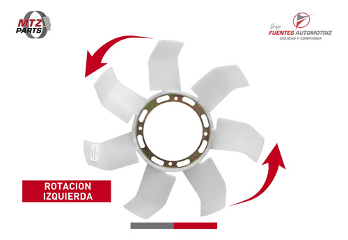 Aspas Ventilador Para Mazda B2500 2.5 1998 1999 2000 2001