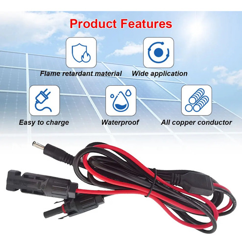 Batería De Almacenamiento Del Sistema Solar Dc7909, Conector