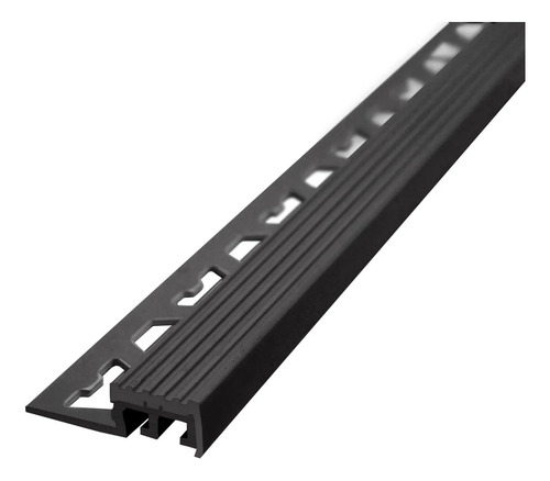 Nariz Escalon Atrim 918 Protector Pvc Negro Borde Piso 10x18