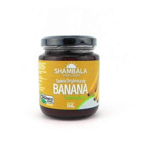 Geleia De Banana S/ Açúcar 240g Organica. - Shambala