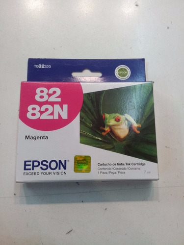 Cartucho Epson 82 82n T082320 Magenta Blister Cerrado Garan.